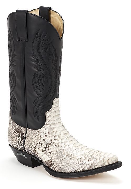 python snakeskin boots