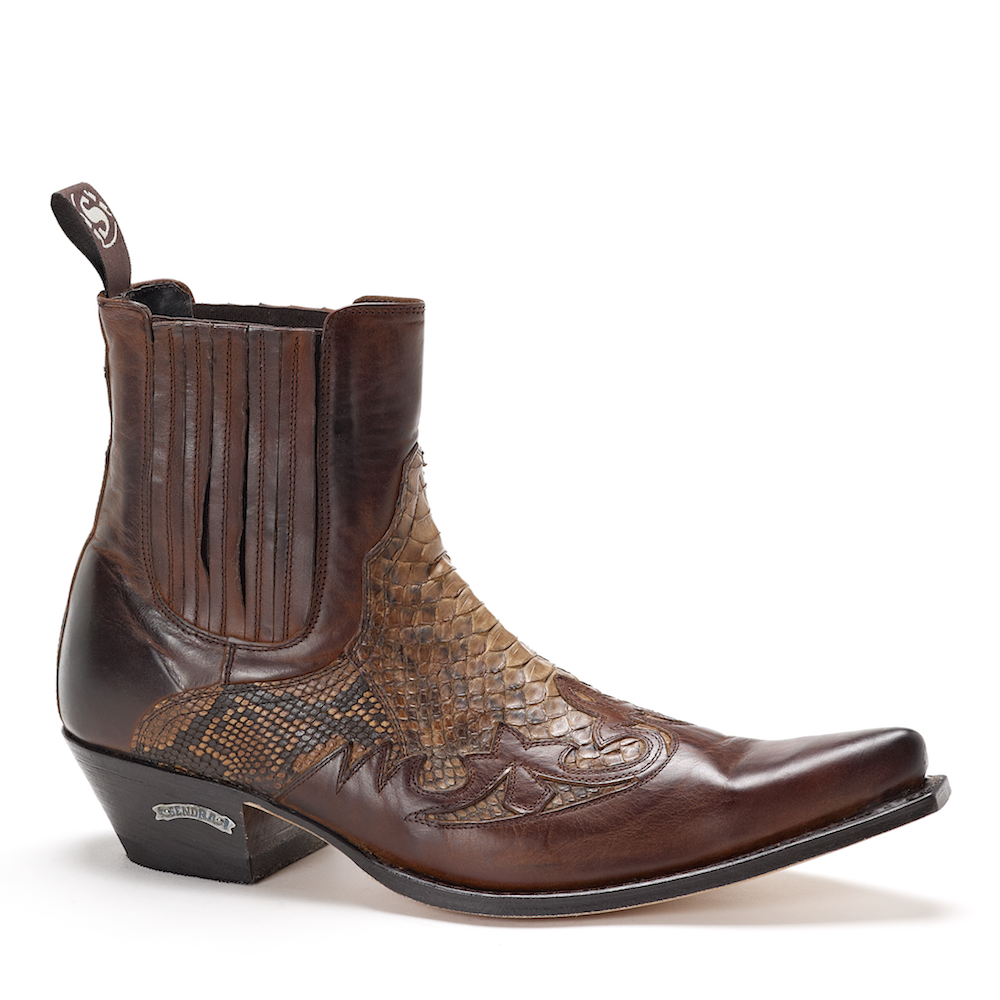 snakeskin cowboy boots for men