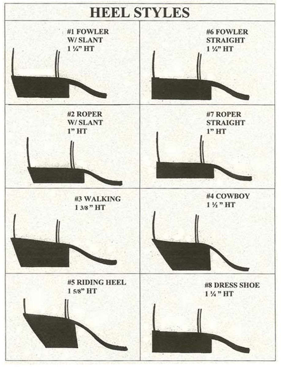 types of cowboy boots